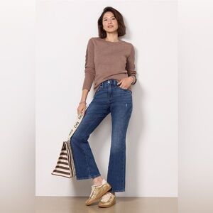 Good American Blue Flare Jeans